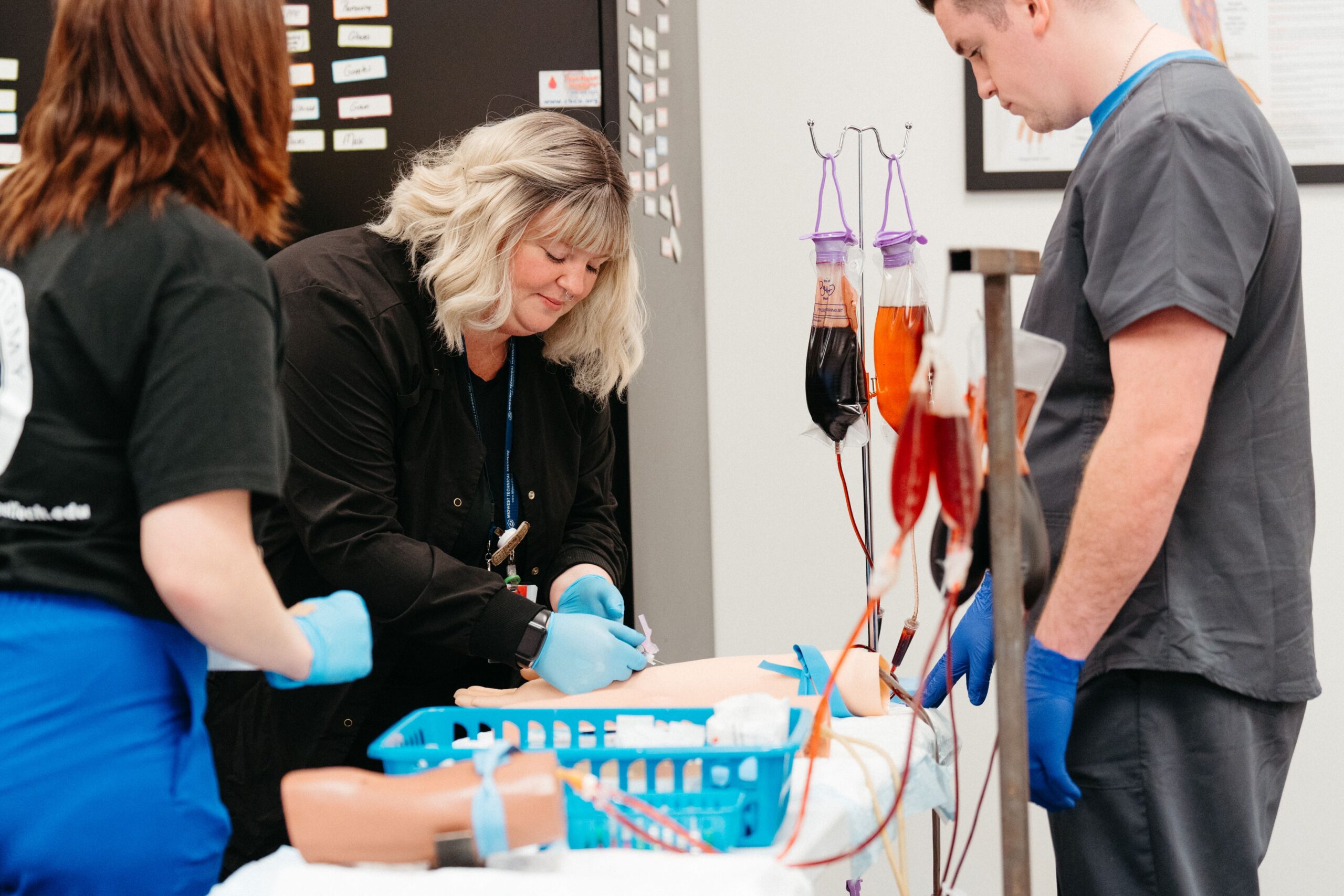 students in practical lab - medical programs